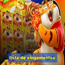 lista de xingamentos